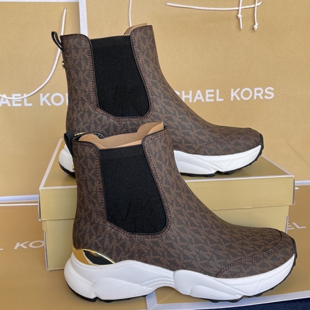Michael kors Katrina bootie MK SIG SM size 8.5 49r2kafe5b